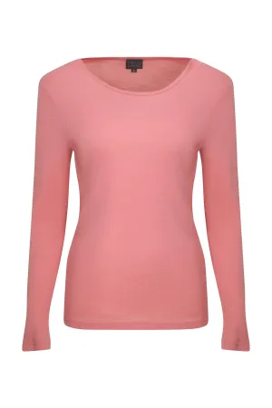 100% Merino round neck Top | PETAL | 6516ZR