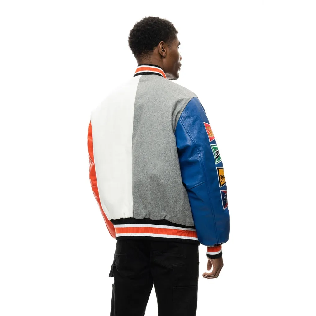 All Star Varsity Jacket - Royal White