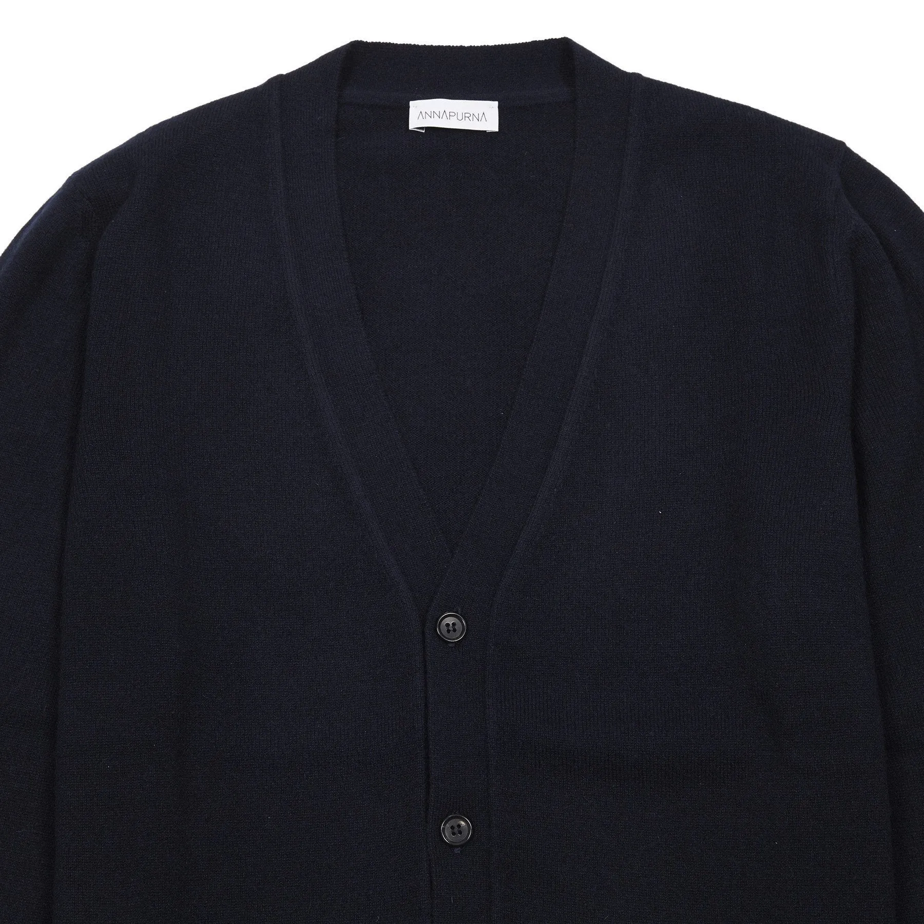 Navy Annapurna Luxury Cashmere Cardigan