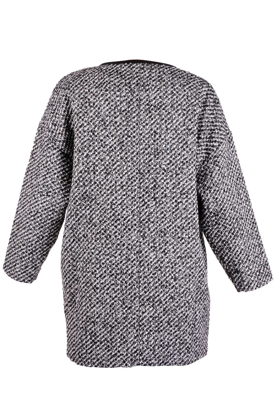 BEATRICE Grey Tweed Coat