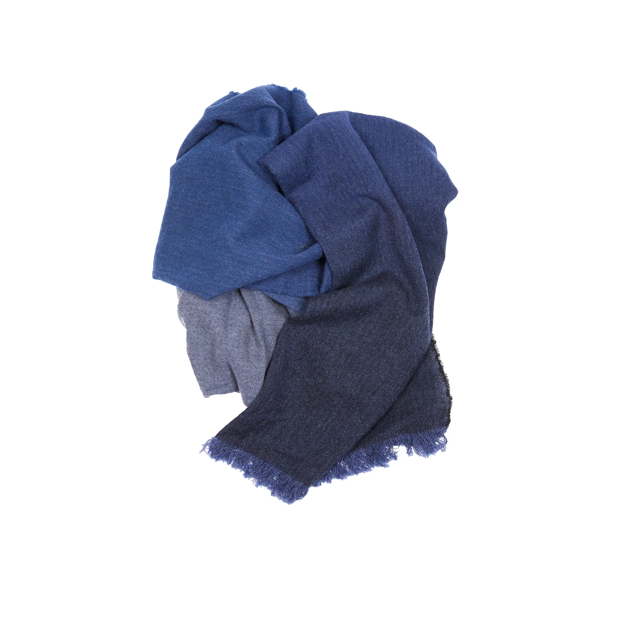 Begg & Co Nuance Ombre Cashmere Scarf in Cosmos