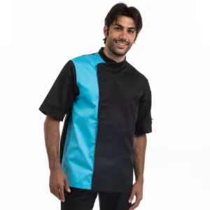 Black Blue Kitchen Coat - MANELLI