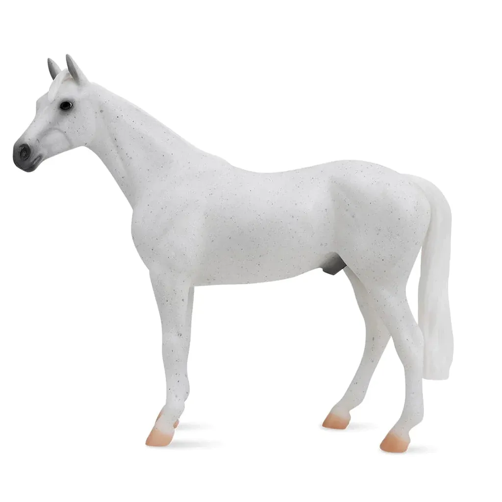 Breyer Freedom Fleabitten Grey Thoroughbred - TBC1054