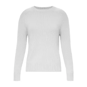 Cashmere Crewneck Sweater - Pearl Grey