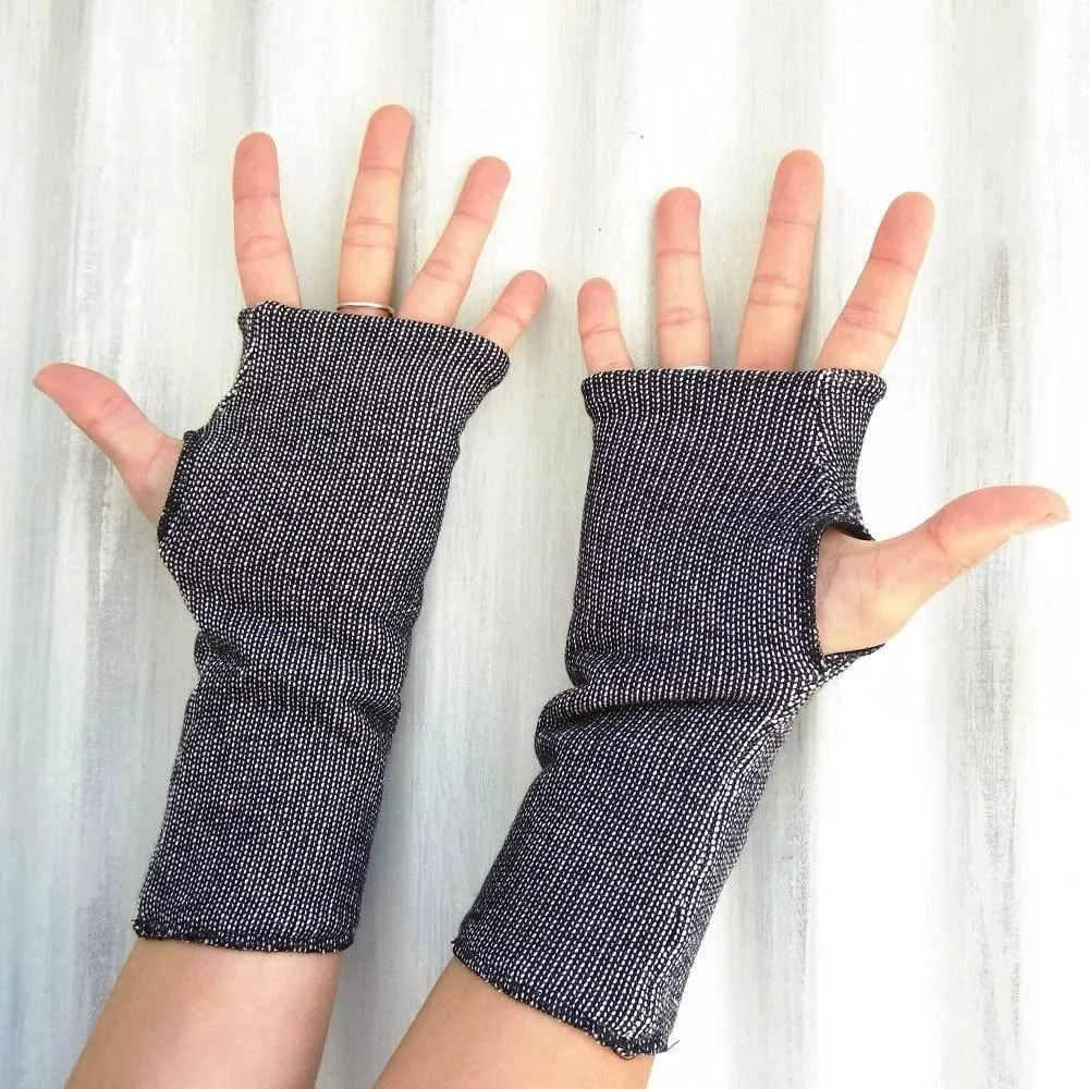 Dark Gray Cozy Arm Warmers