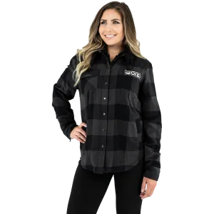 FXR Women's Timber Insulated Flannel Jacket Char/Black