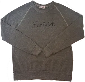 Grey Feminist Eco Fleece Sweatshirt