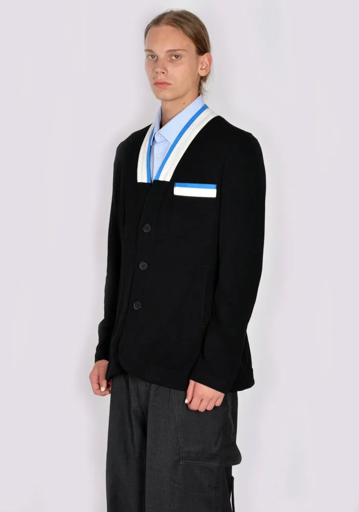 KIKO KOSTADINOV MEN KKAW23J08-36 DIOTIMA BLAZER BLACK/ECRU/CERULEAN