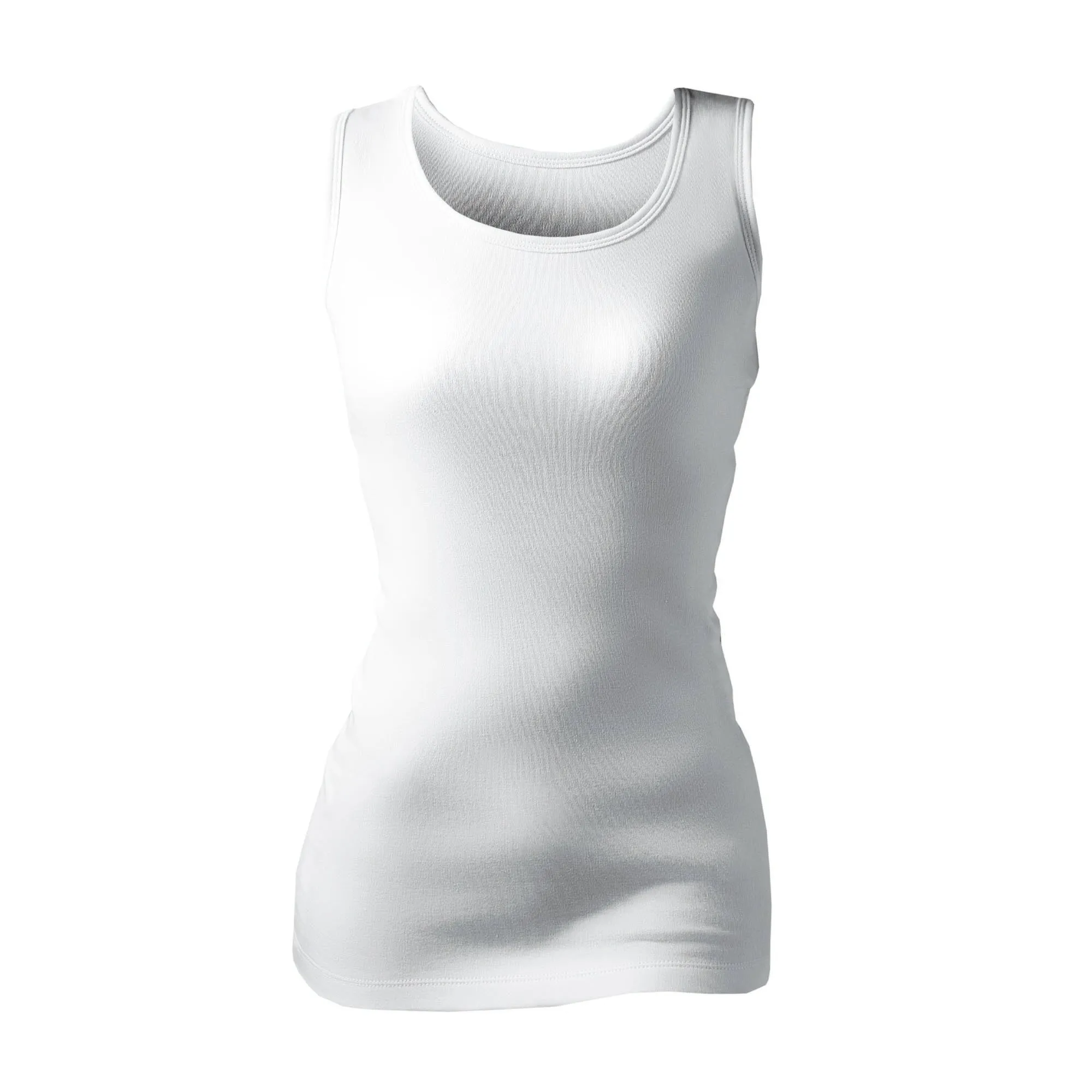 Ladies Thermal Sleeveless Vest - White