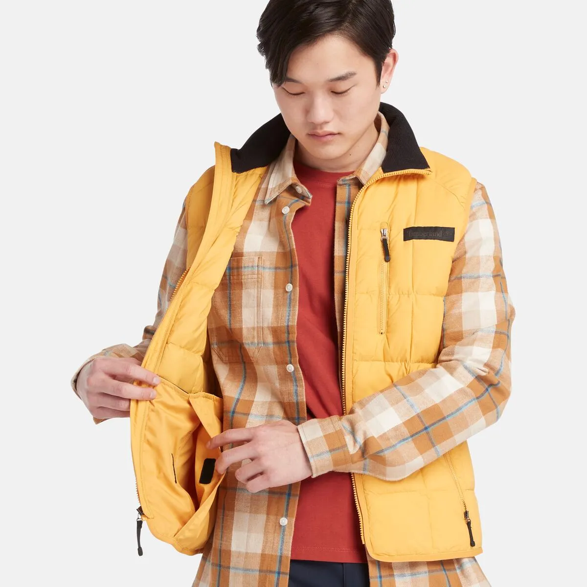 Men's Bear Head DWR Down Packable Vest