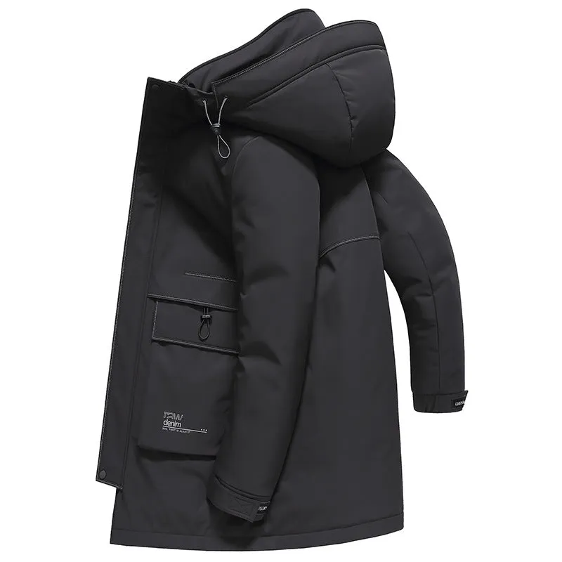 Men's Premium Business Scarf Down Jacket