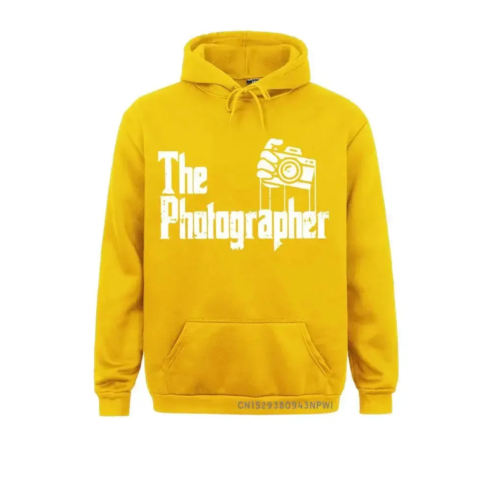 The Photographer Sweatshirt for Men Sportswear Classic Hipster Hoodie 90s Godfather Coats Long Sleeve Photography Clothing